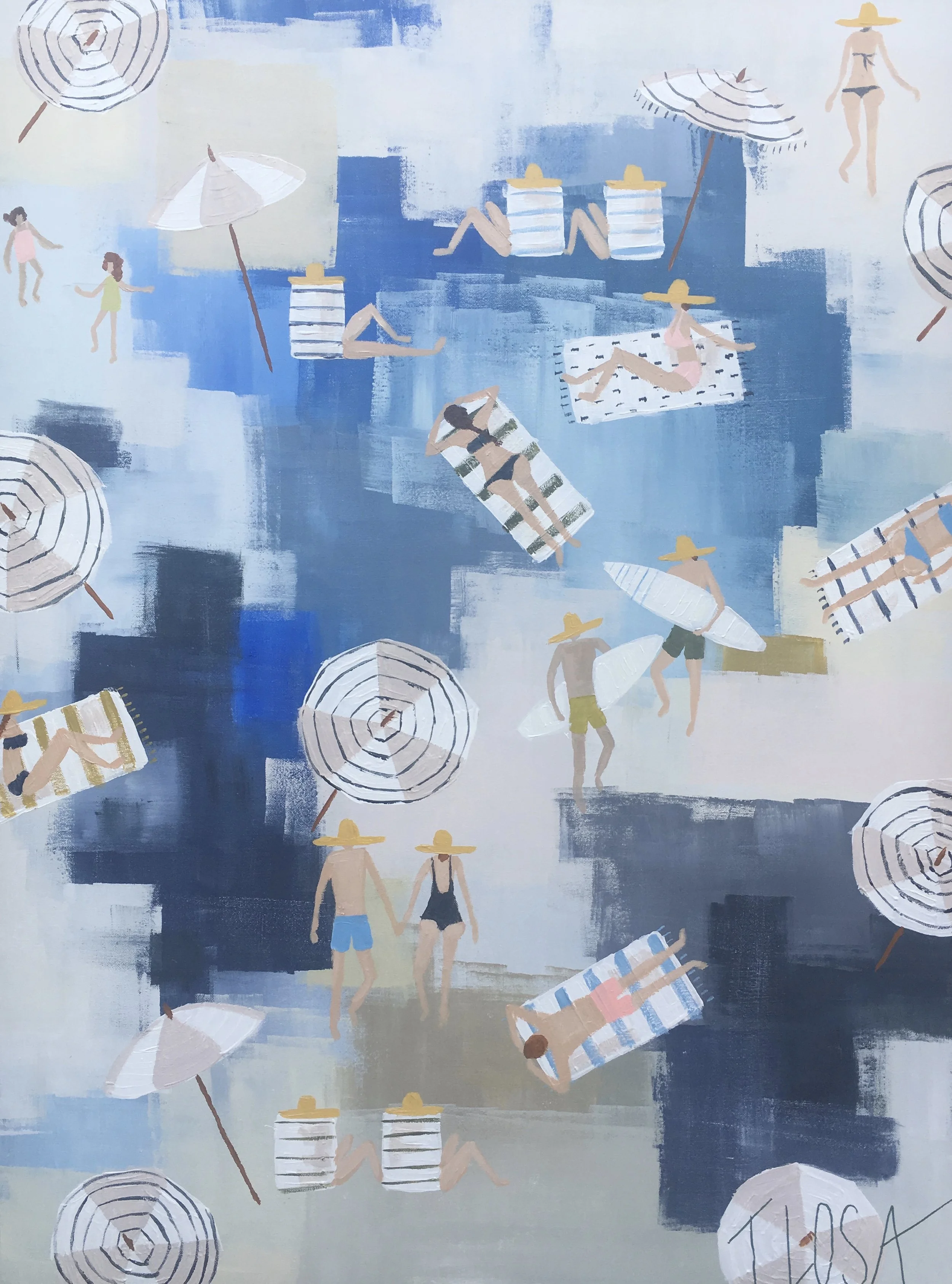 "Beach Stroll" 40x30 SOLD