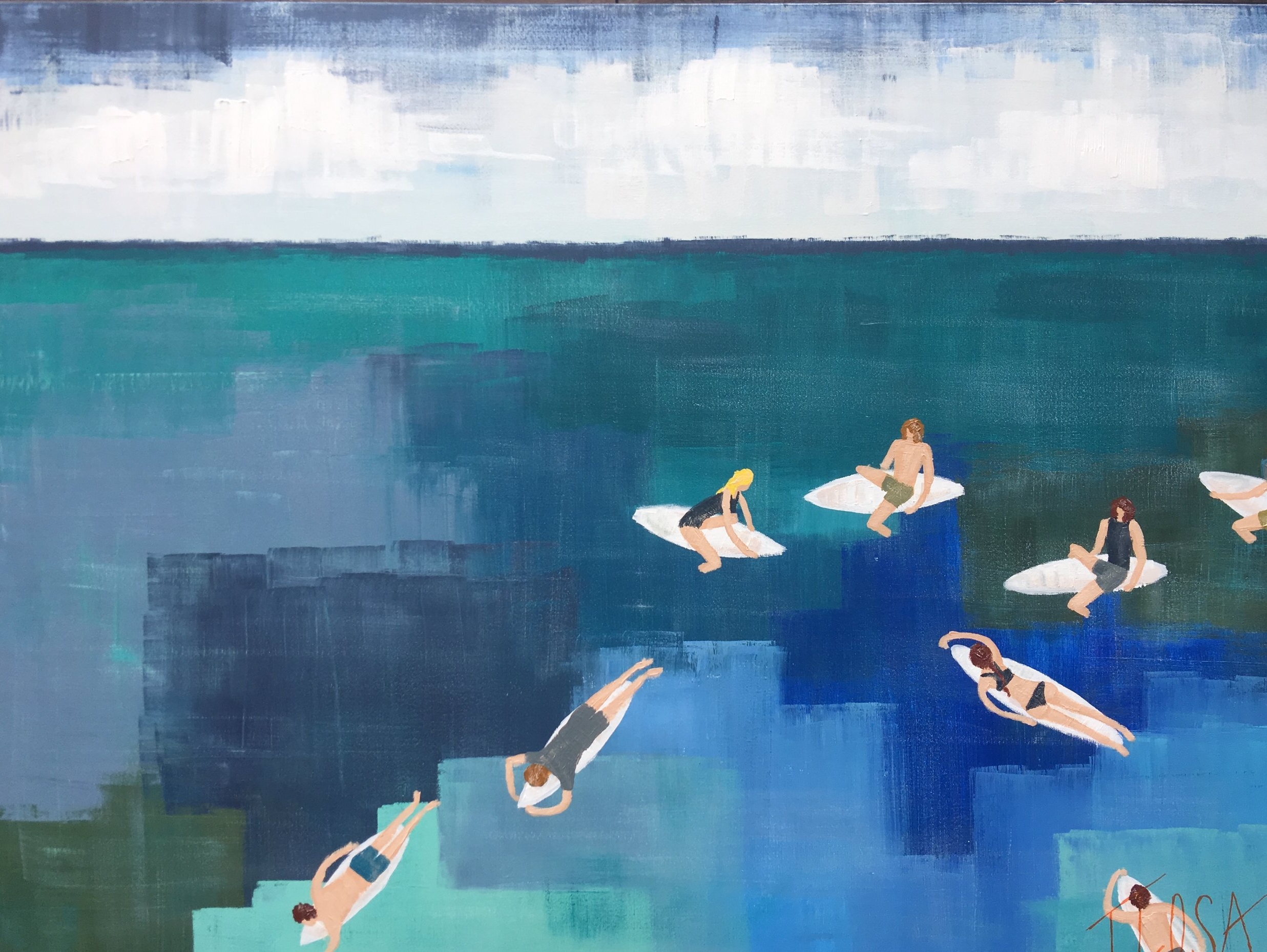 "Surf" 36x48 SOLD
