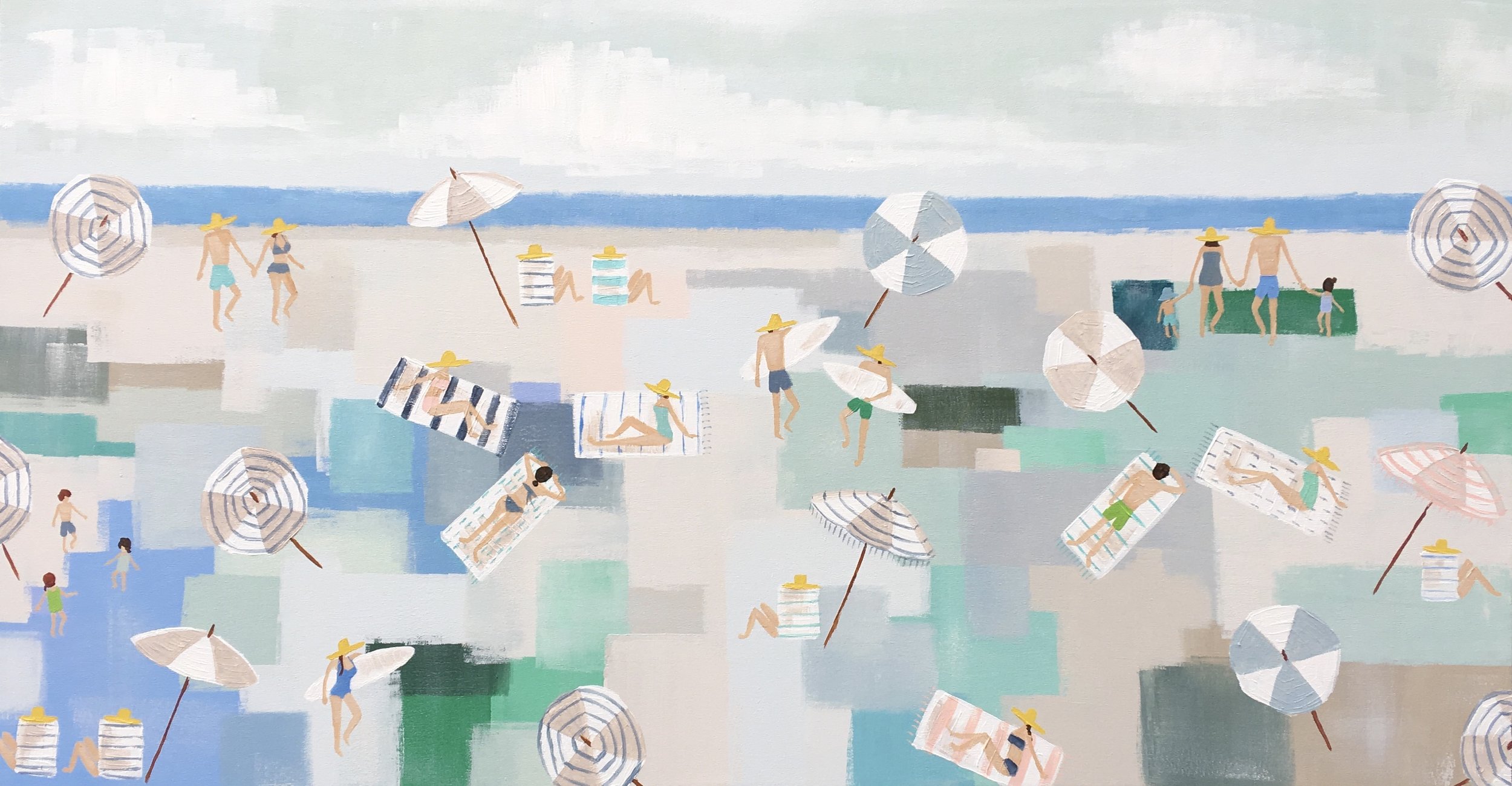 "Long live the Beach III" 32x60 SOLD