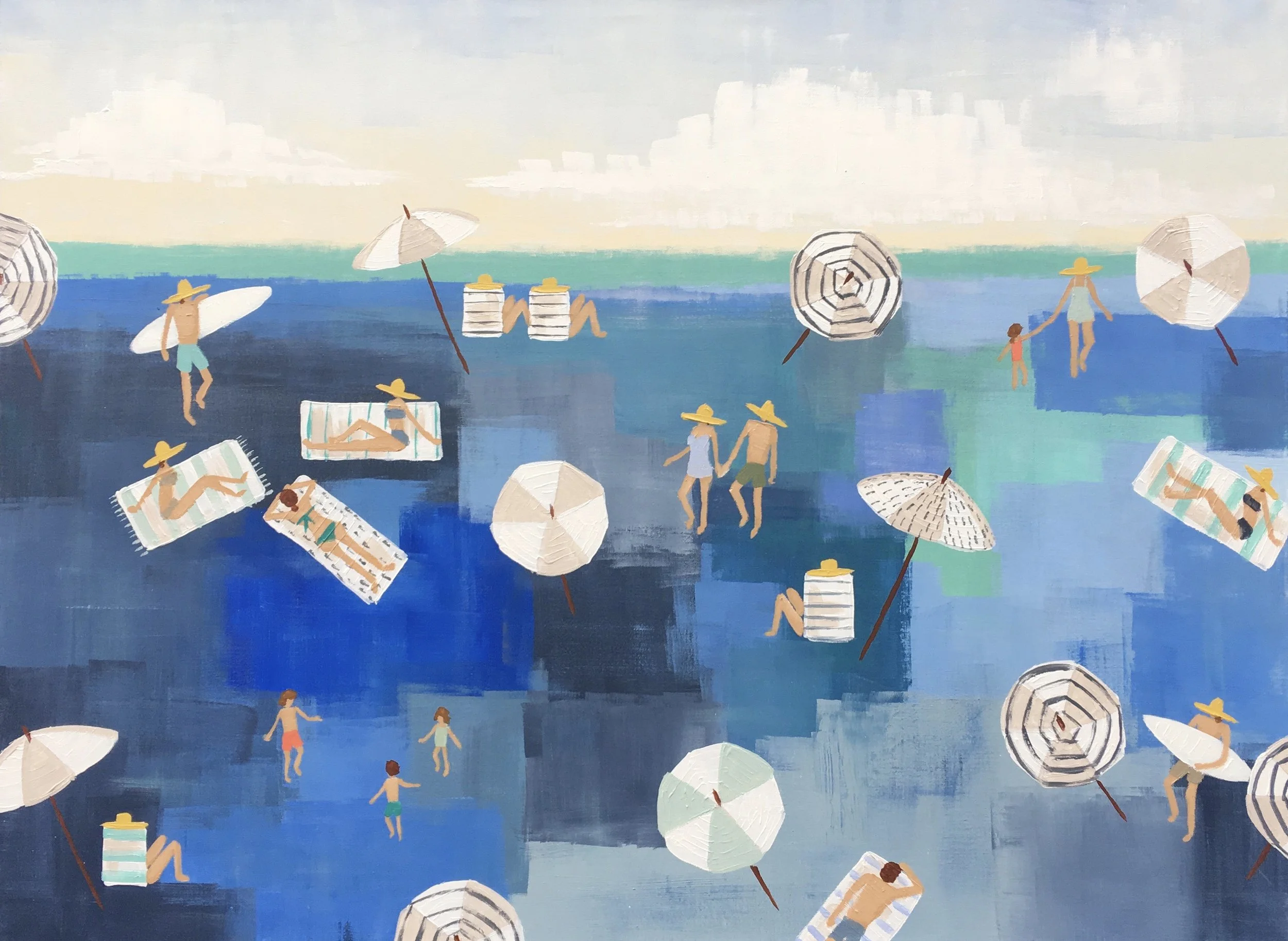 "Blue Sand" 36x48 SOLD