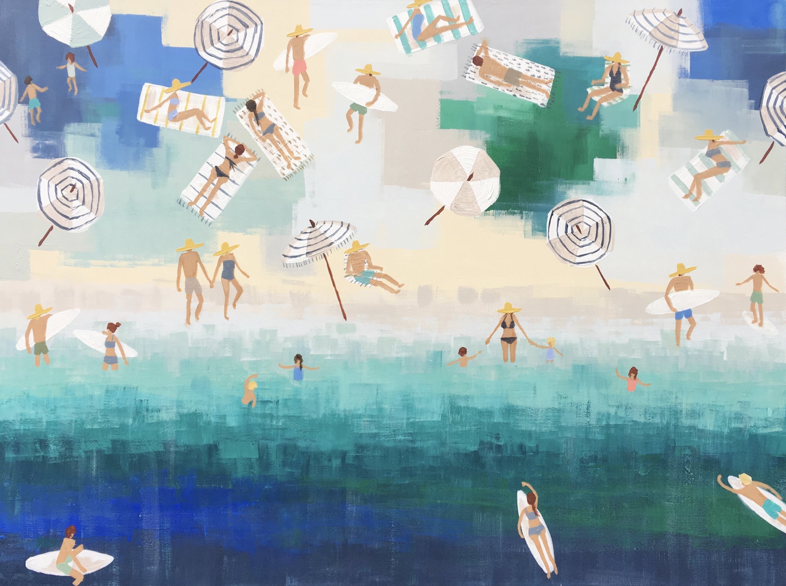 "Blue Sea" 36x48 SOLD