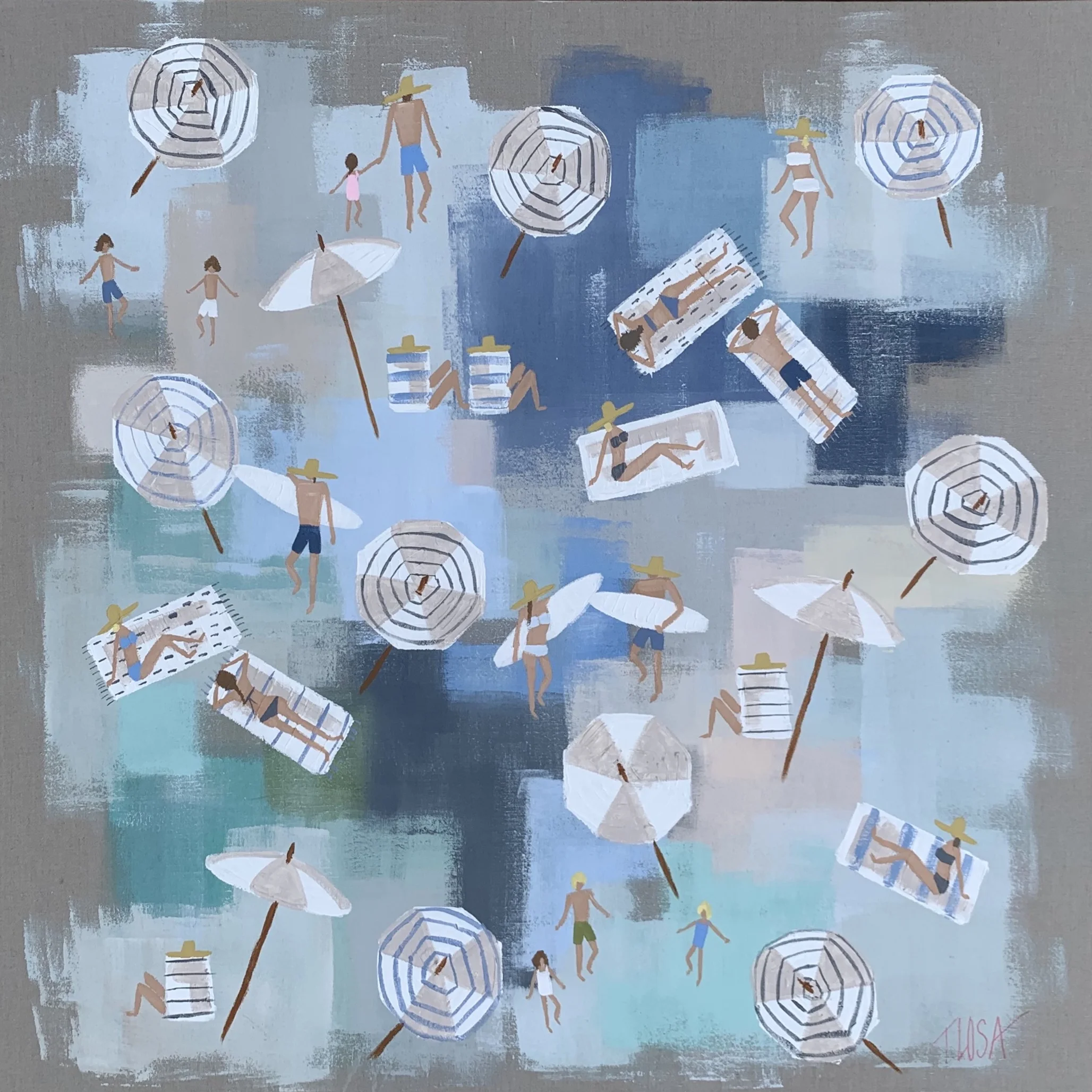 "Beach Linen" 36x36 SOLD