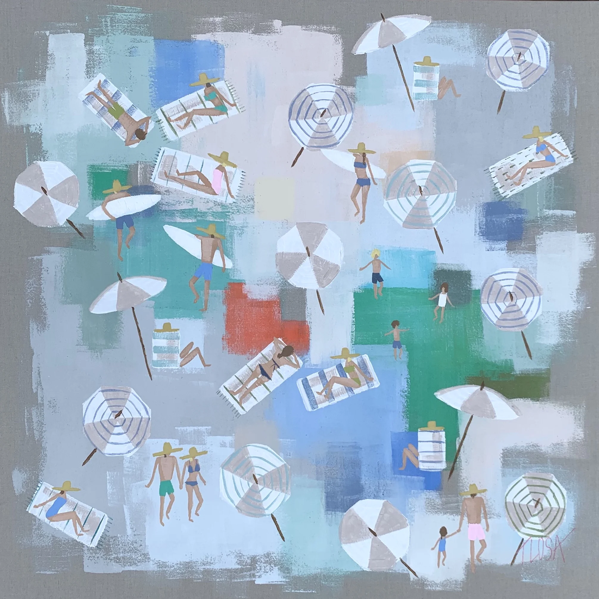 "Summer Linen" 36x36 SOLD