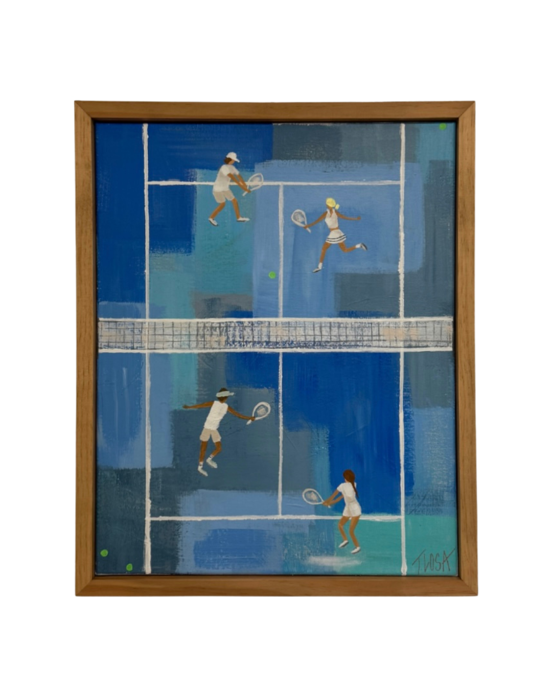 “Tennis Blues” 16x20