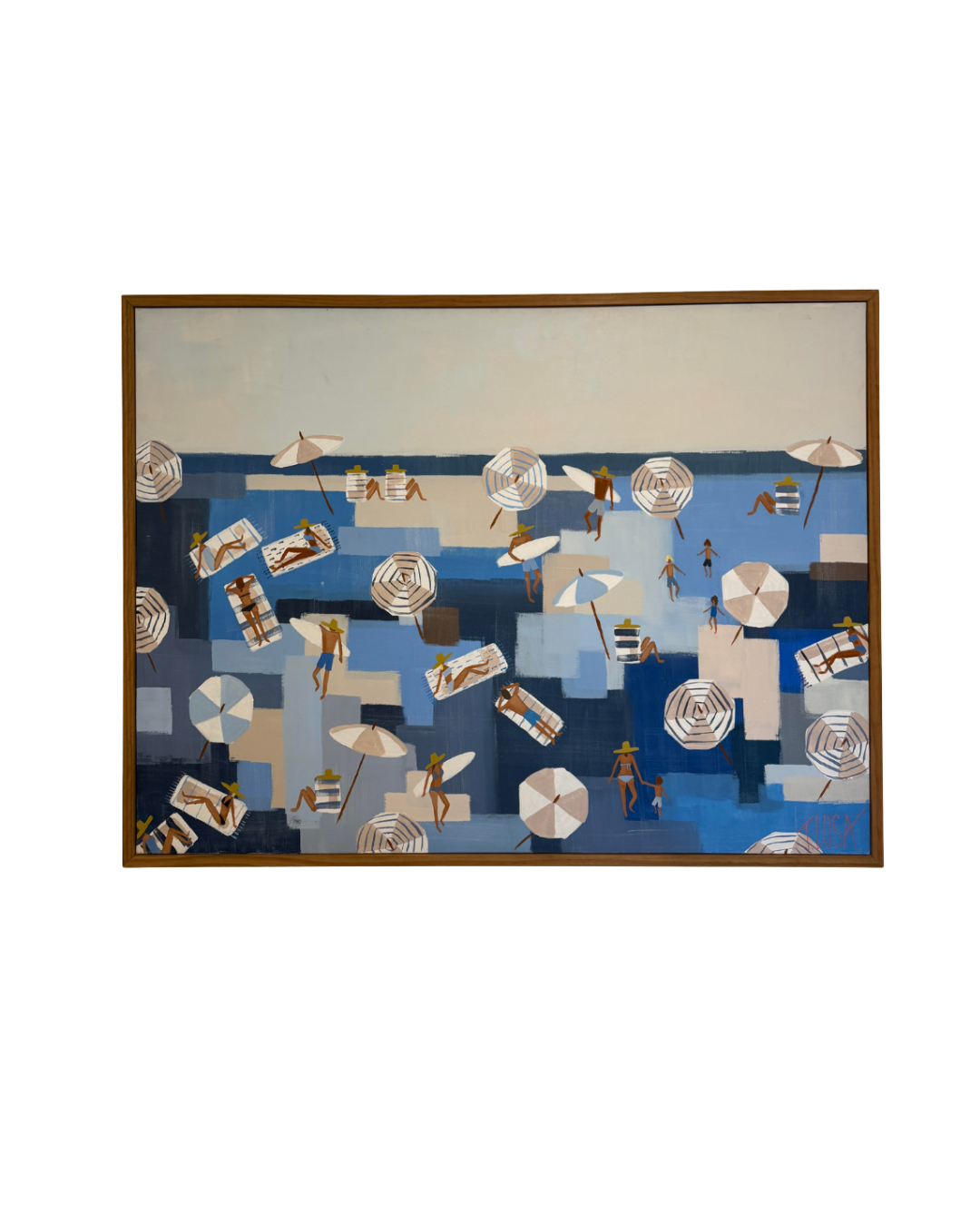 “Blue Block Beach” 48x36