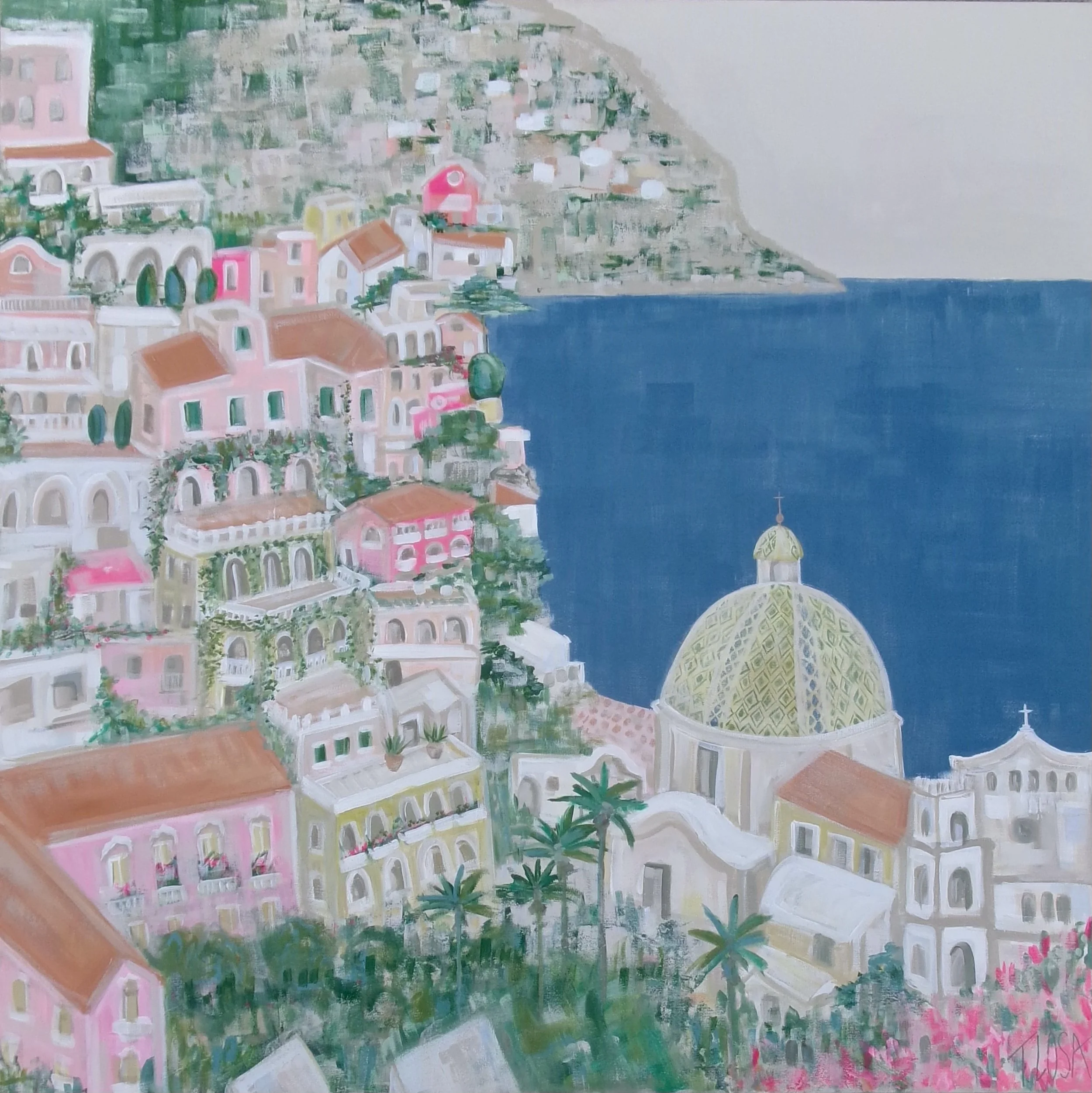 "Ciao Positano" Limited Edition Giclee on Canvas