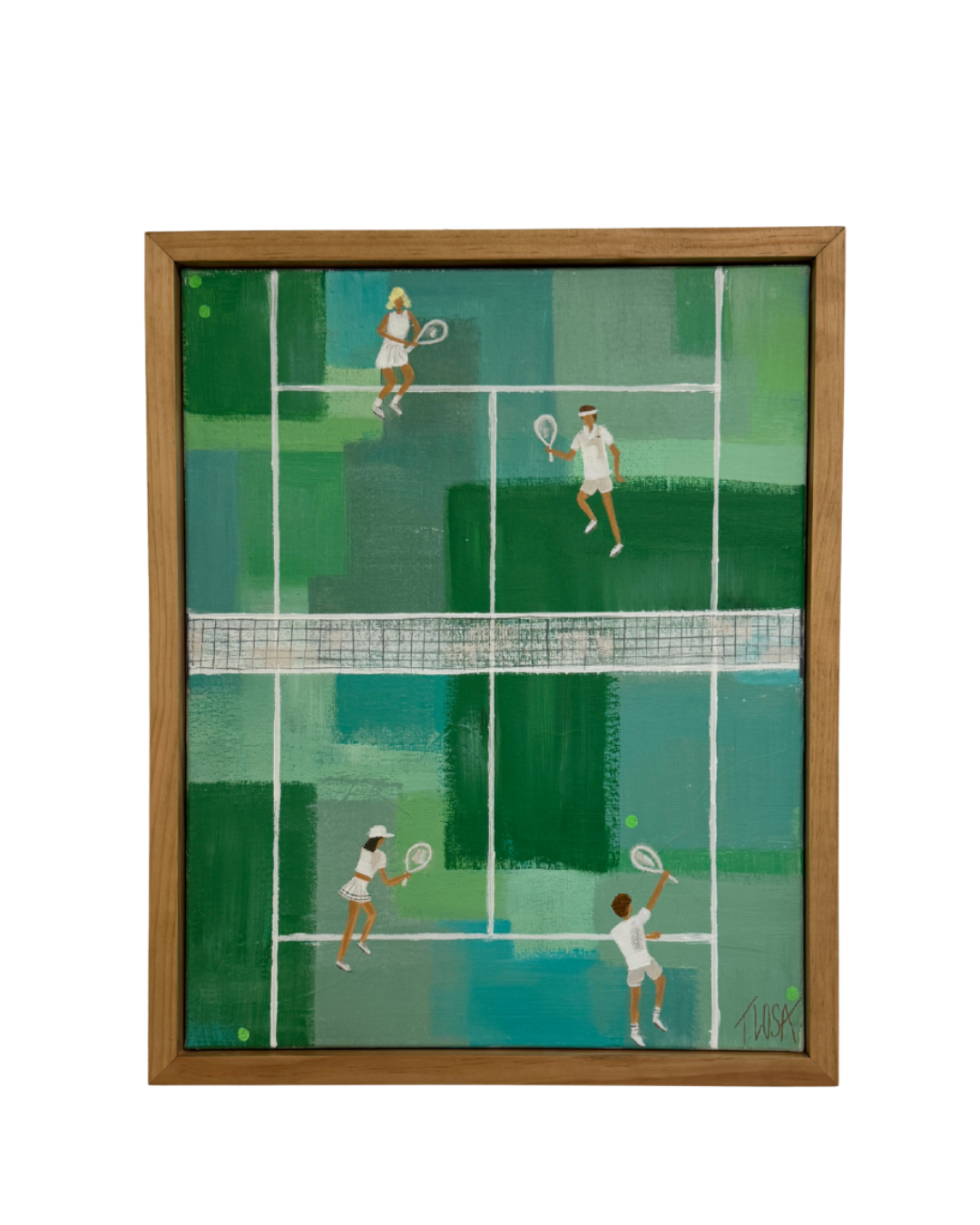 “Tennis Greens” 16x20
