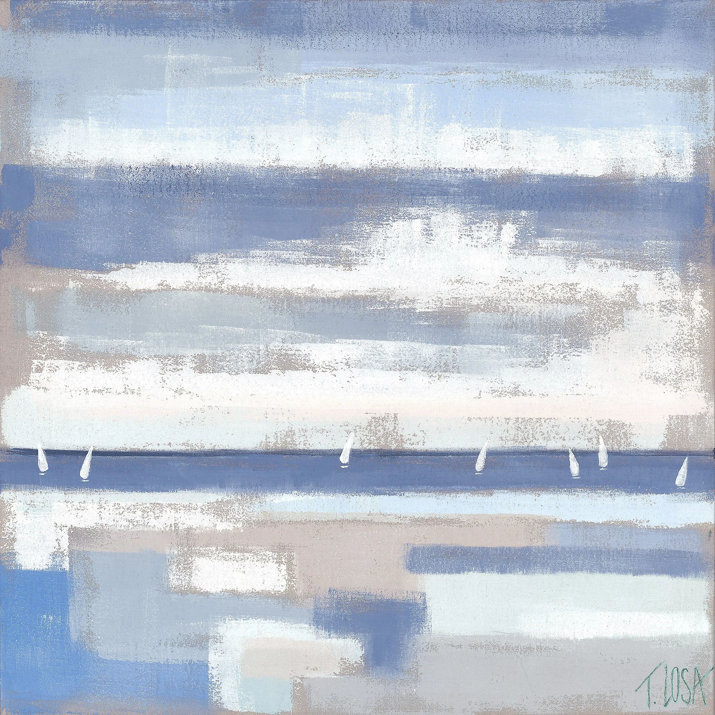 "Sailing on Linen" Limited Edition Giclee Print on Canvas
