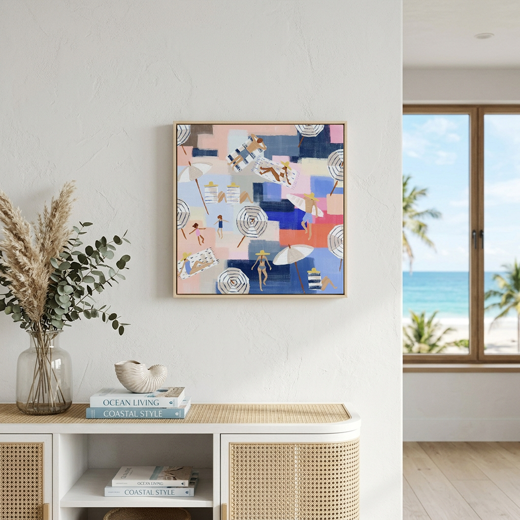 Hello Summer Orange Canvas Print Mockup.png