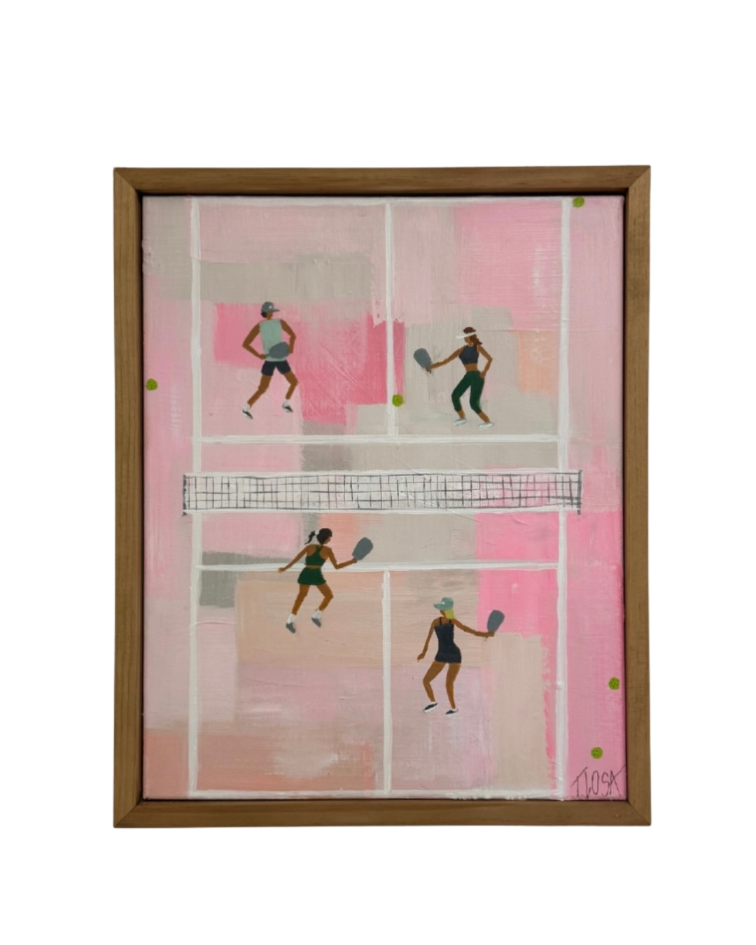 “Pickleball Pink” 16x20