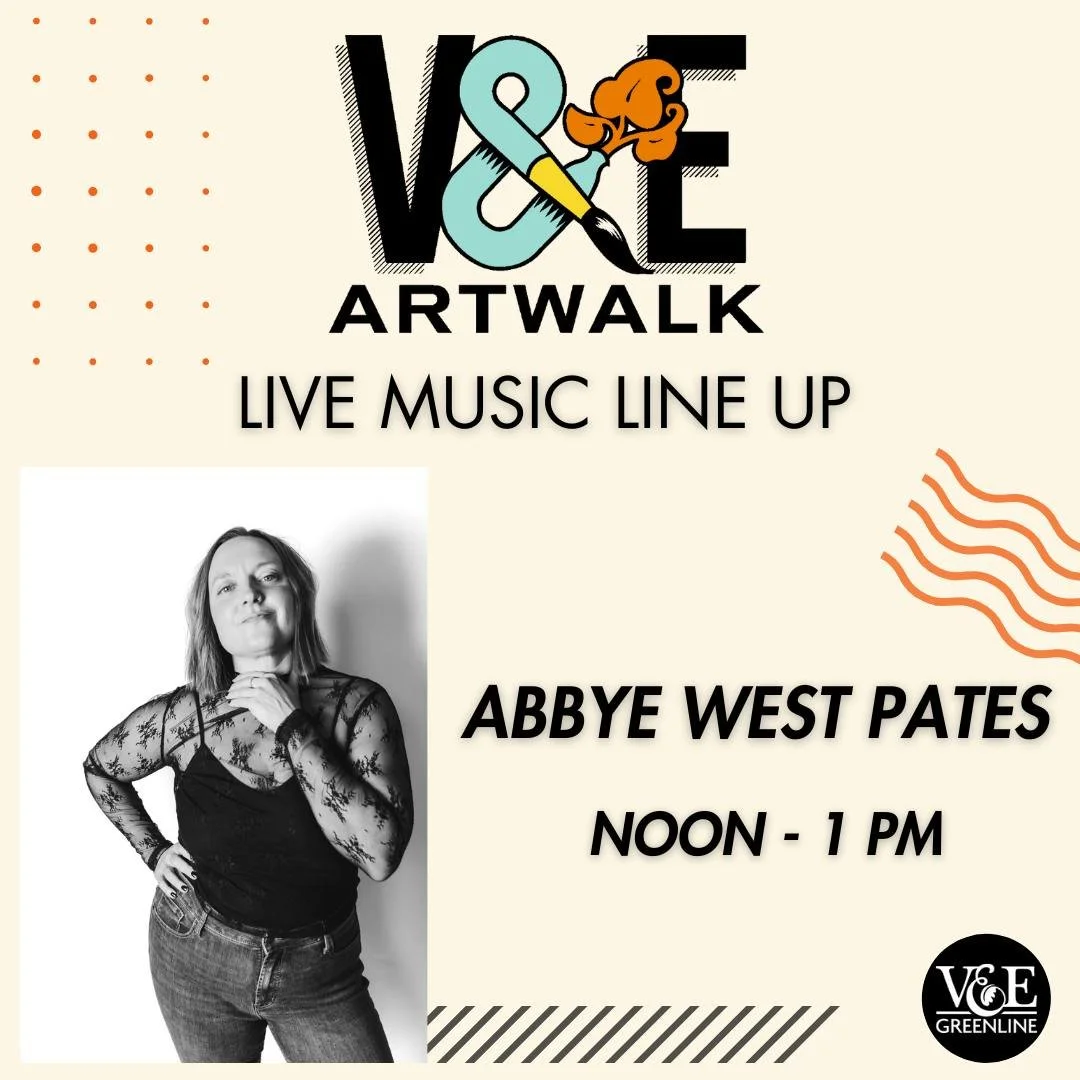 🎶 Join us on the V&amp;E Greenline for a full afternoon of local tunes under the trees, here&rsquo;s your LIVE MUSIC LINEUP for THIS SATURDAY:

🎤 12&ndash;1 PM &bull; Abbye West Pates
🎸 1:15&ndash;2:15 PM &bull; TWIN FICTION
🥁 2:30&ndash;4 PM &bu