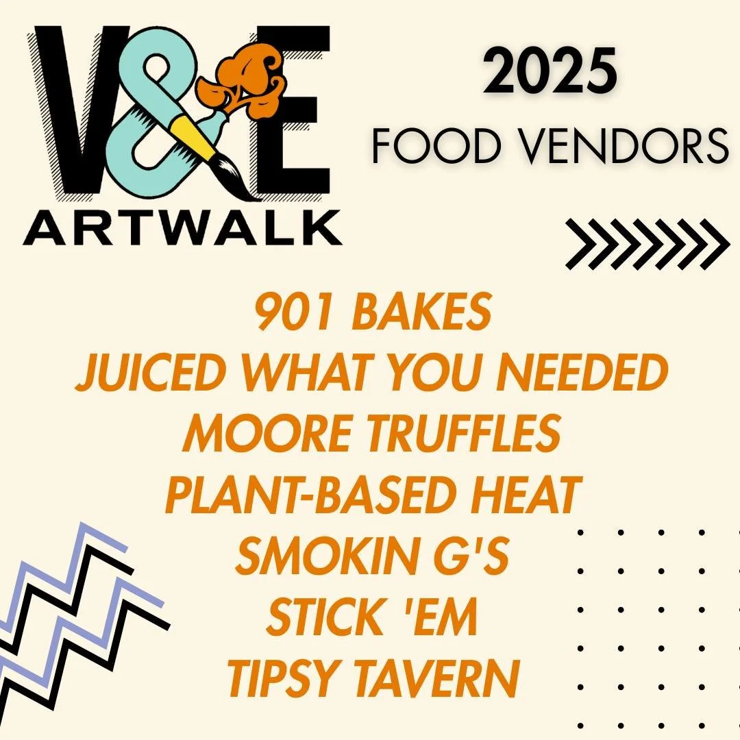 Taste amazing food from some of Memphis&rsquo;s favorite vendors! We&rsquo;re so excited about the incredible lineup of local food vendors who will be joining us to keep you fueled while you stroll through art with live music in our neighborhood! ***