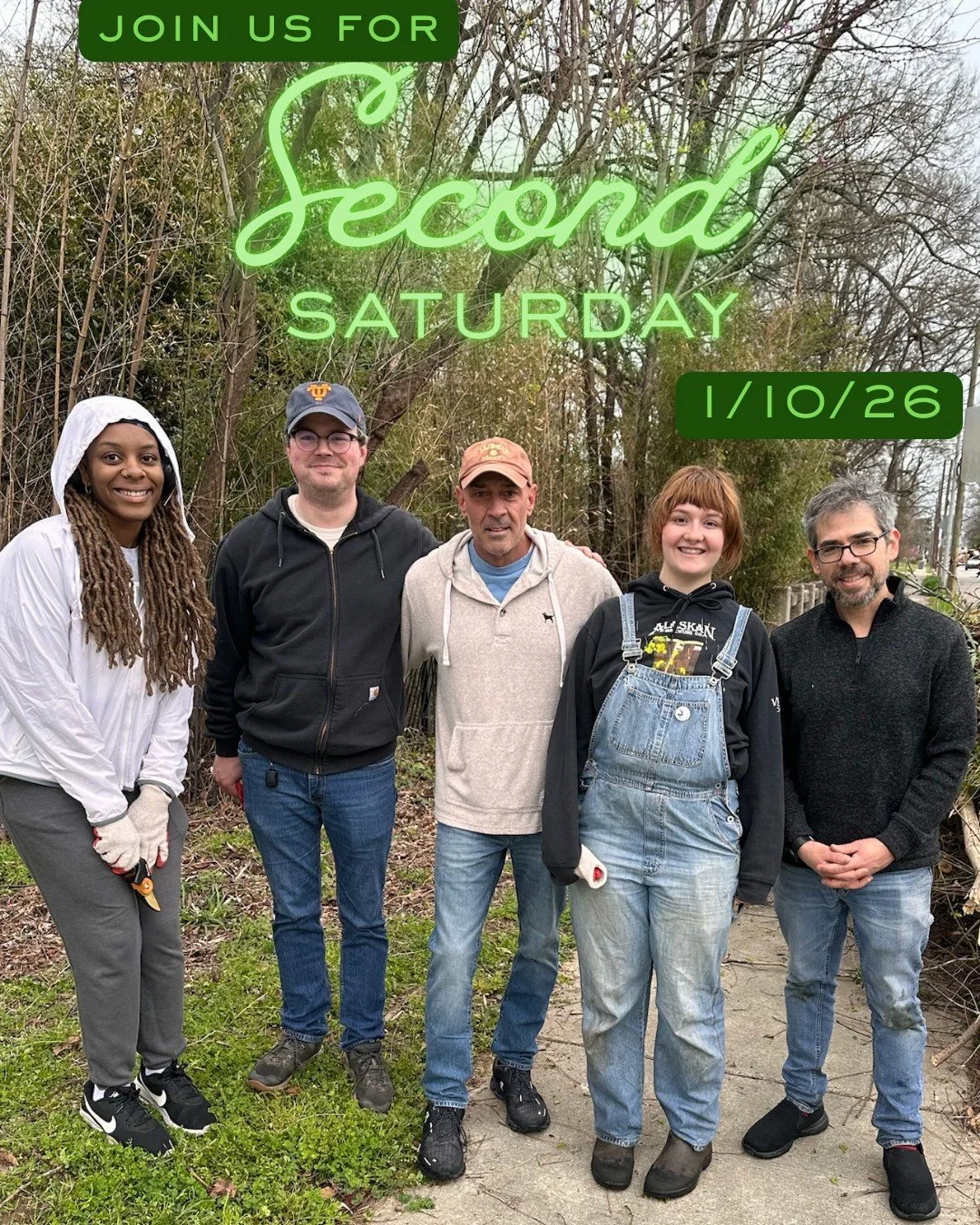 Happy 2026 ✨Was your resolution to get outside or move more? To help give back to your community? Meet your neighbors? If so, 𝙥𝙡𝙚𝙖𝙨𝙚 𝙟𝙤𝙞𝙣 𝙪𝙨 this weekend from 9 - 11 am for Weed Wrangle III / Second Saturday! We'll provide gloves &amp; al