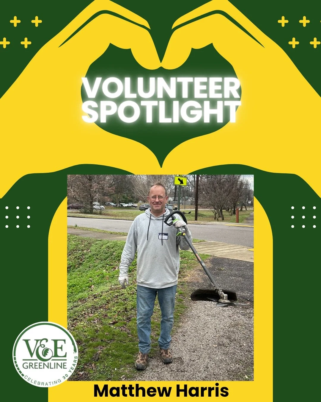 Help us celebrate Matt Harris for his 2025 Dick Mochow &ldquo;Volunteer of the Year&rdquo; Award presented at the VECA meeting in February! Matt is a Vollintine Evergreen resident &amp; regular trail user, he started with our monthly Second Saturday 