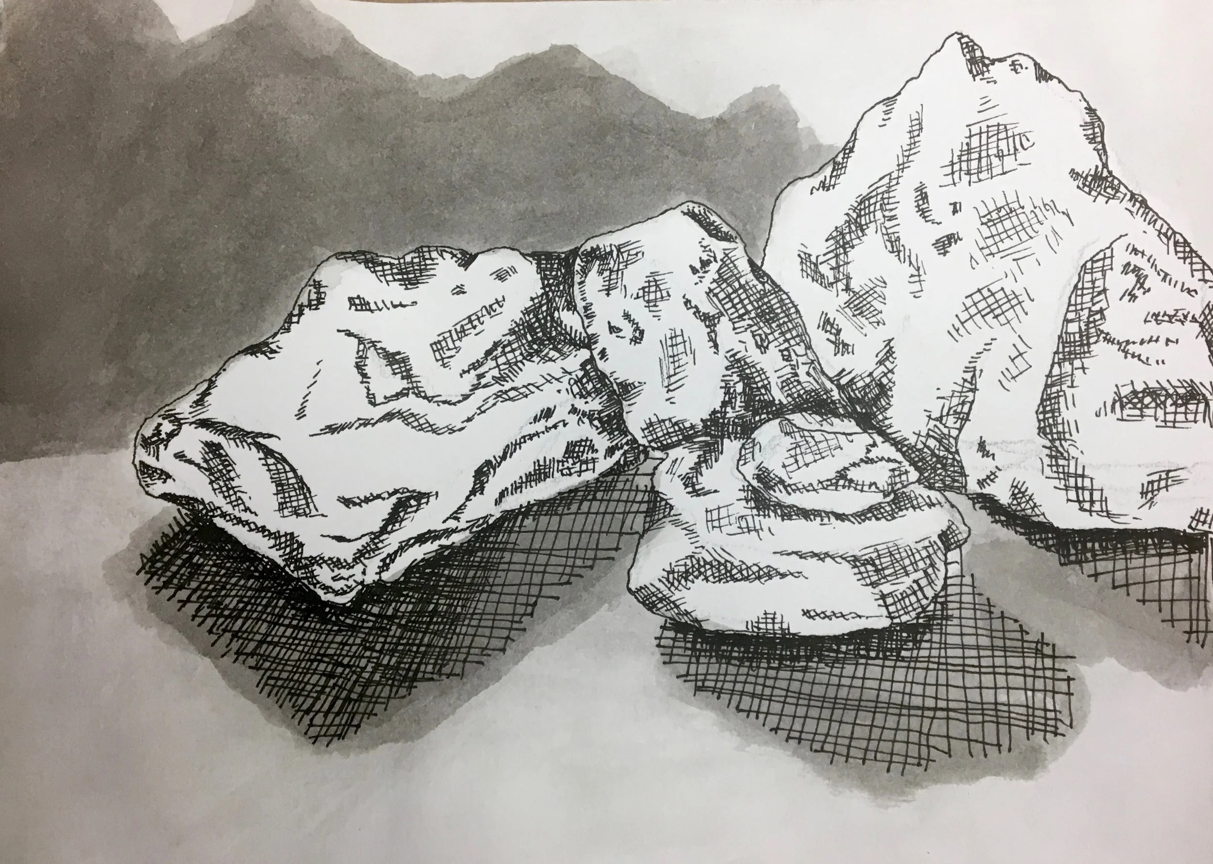 Pen & Ink 5x7, 2018