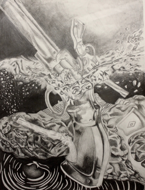 Graphite 18x24, 2018