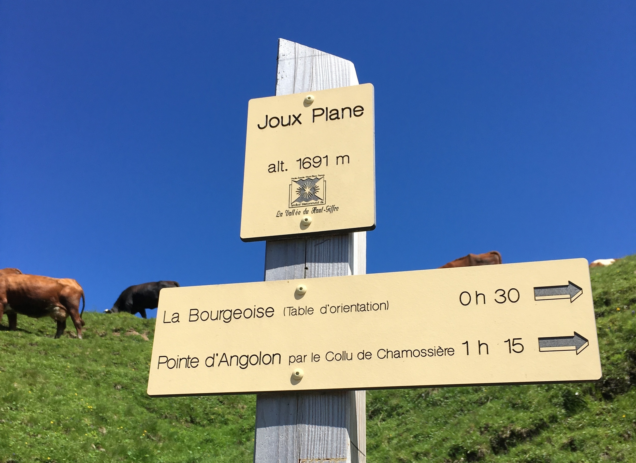 It's a well signposted route