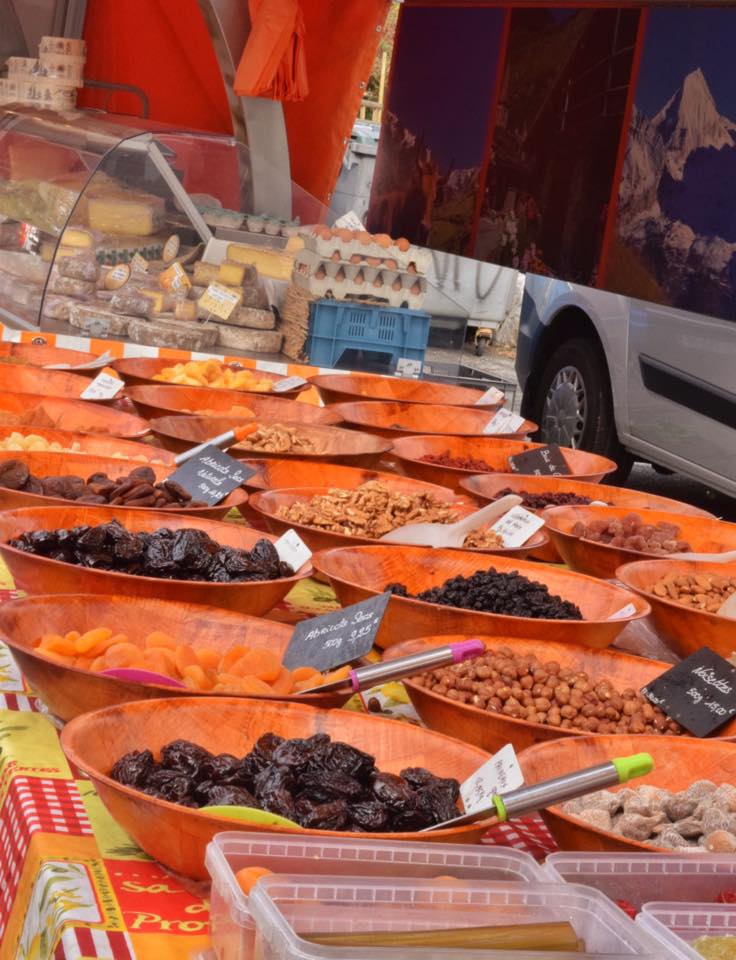 At the market...