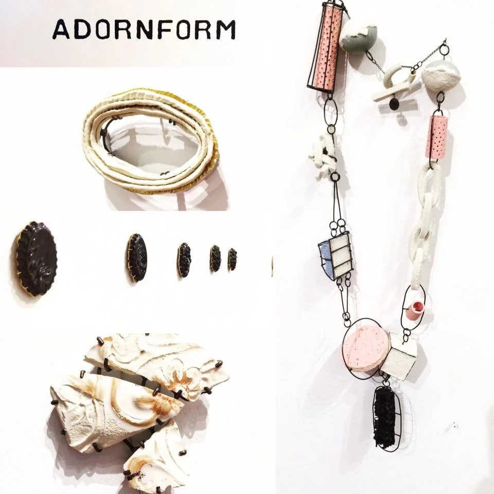  Exhibition advertising courtesy of Baltimore Jewelry Center. Lillian’s work is shown at top left. 