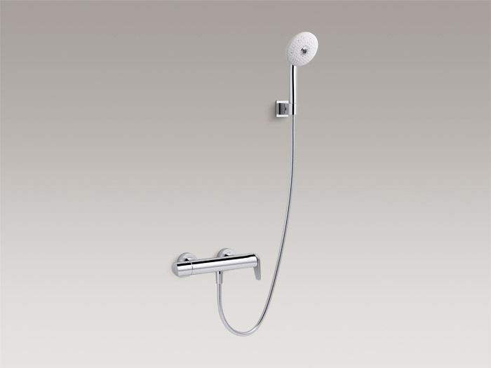 Exposed single-handle shower faucet, with handshower, includes all components K-97366T-4