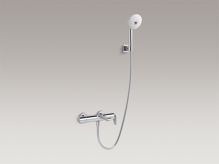 Exposed single-handle bath/shower faucet with handshower, includes all components K-97369T-9