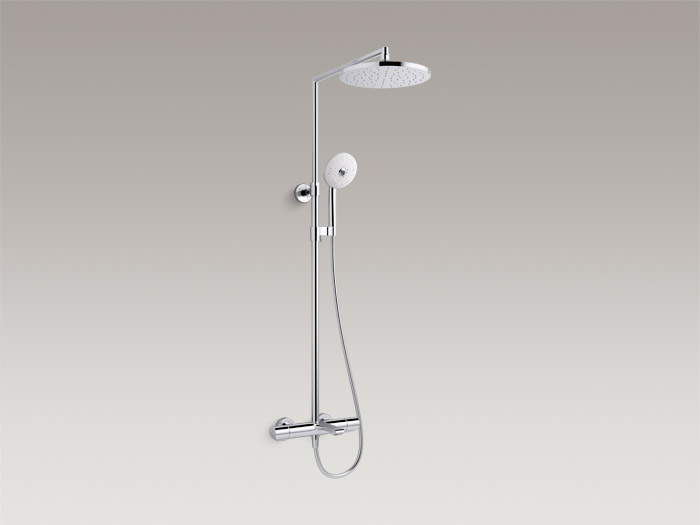 Thermostatic bath/shower column, includes all components K-97389T-9
