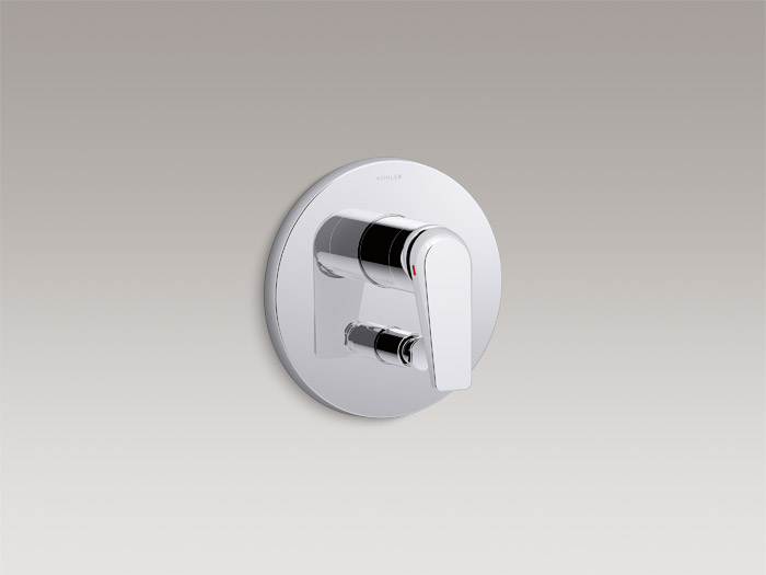 Recessed valve trim with diverter for 40mm valve K-97487T-4 Specs and Details