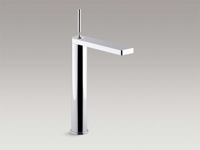 Tower single-handle bathroom sink faucet with joystick handle K-73057-4 Without drain K-73057-4ND