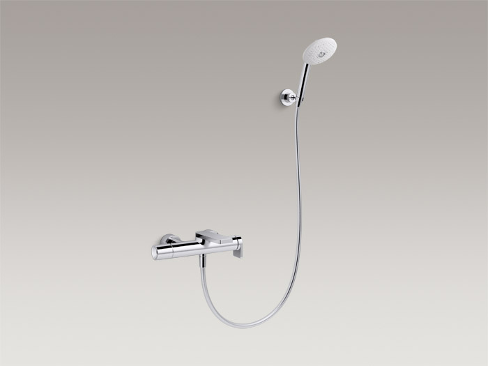 Exposed single-handle bath/shower faucet with handshower, includes all components K-73095T-4