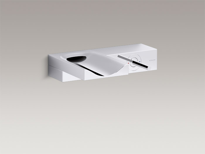 Single-handle wall-mount bathroom sink faucet K-99876T-4-CP Specs and Details