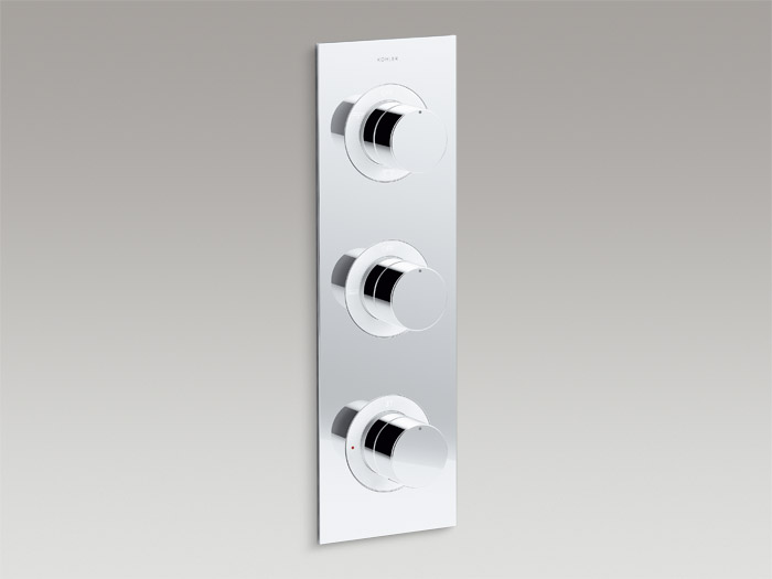 Recessed thermostatic 5-way trim K-99868T-9-CP Recessed thermostatic 5-way valve set K-99872T-9-CP