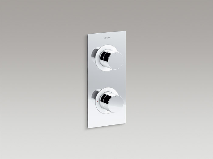 Recessed thermostatic 2-way trim K-99865T-9-CP Recessed thermostatic 2-way valve set K-99869T-9-CP