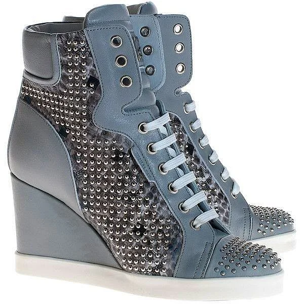 mcm wedge sneakers