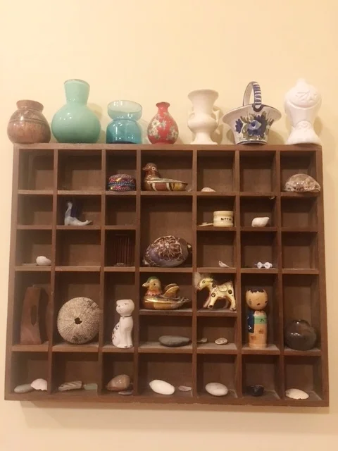 My childhood vase collection.