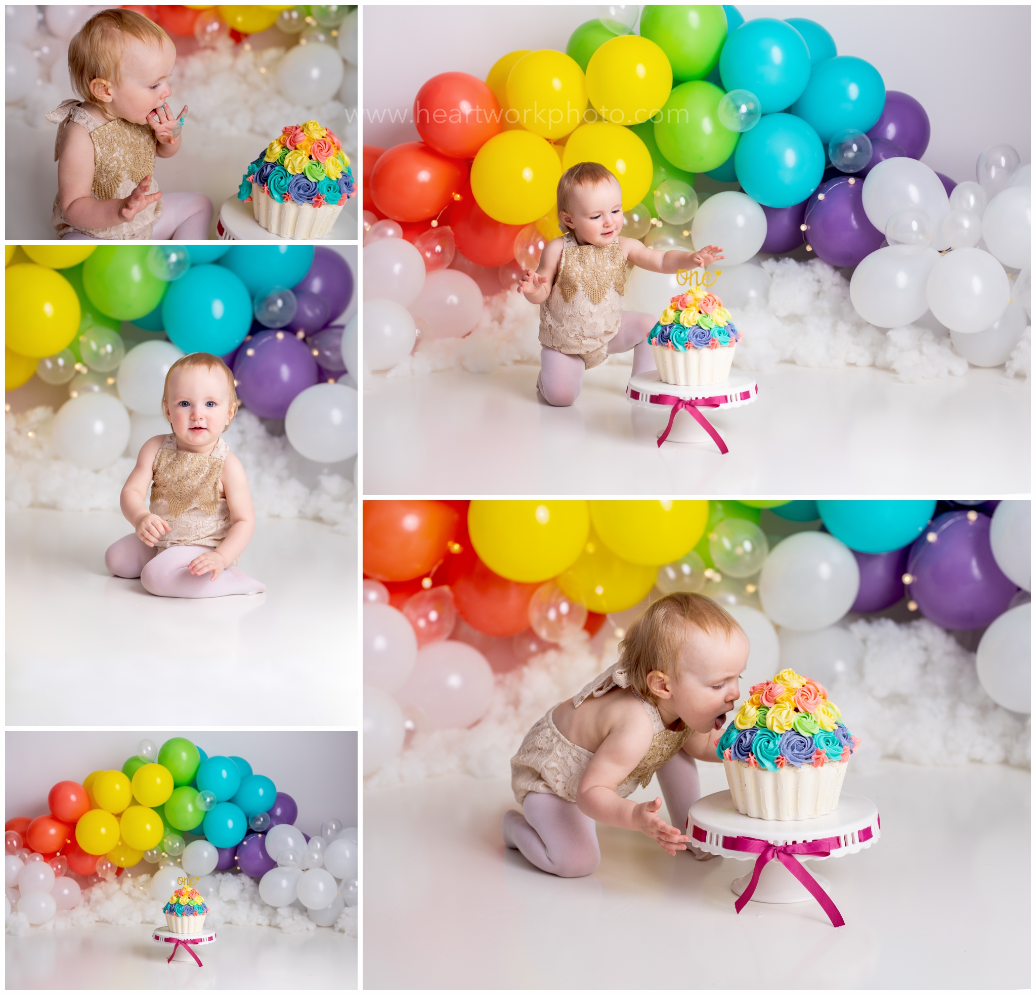 Balloon Garland Cake Smash