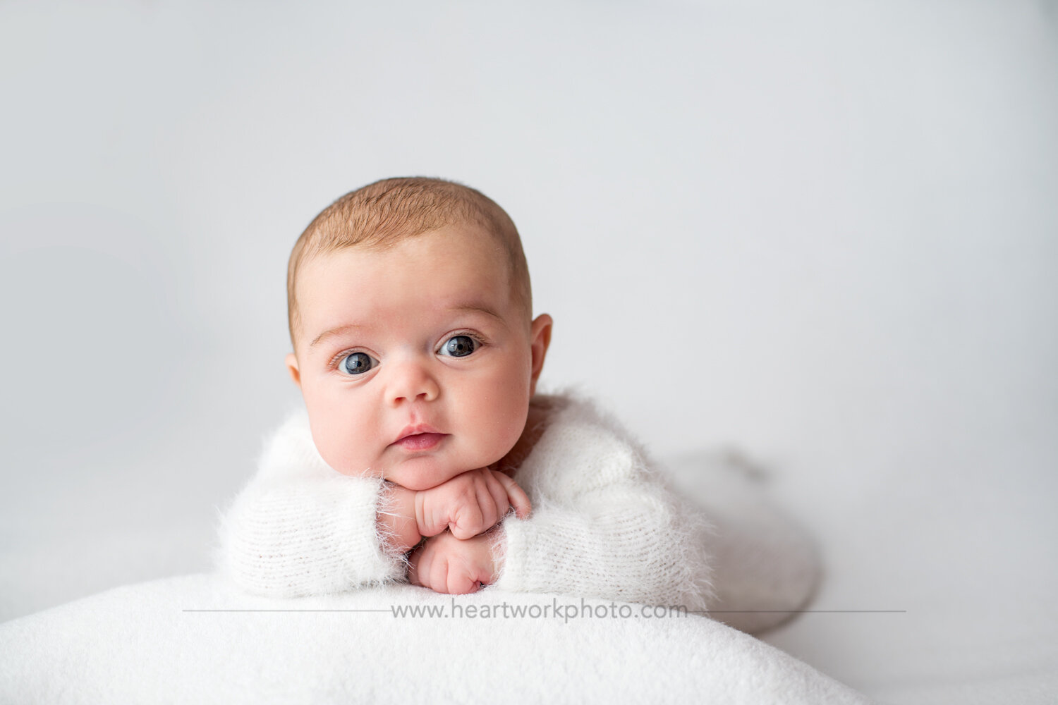 8 week old baby session