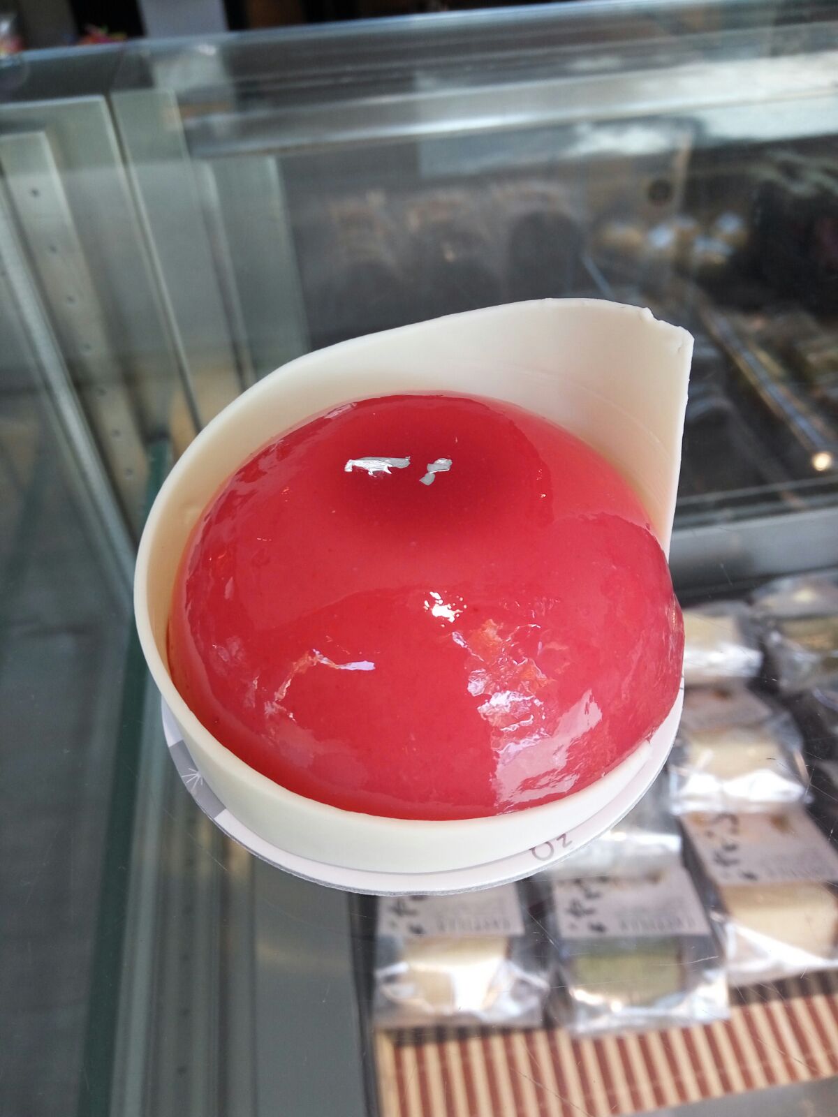 Mousse de melocotón