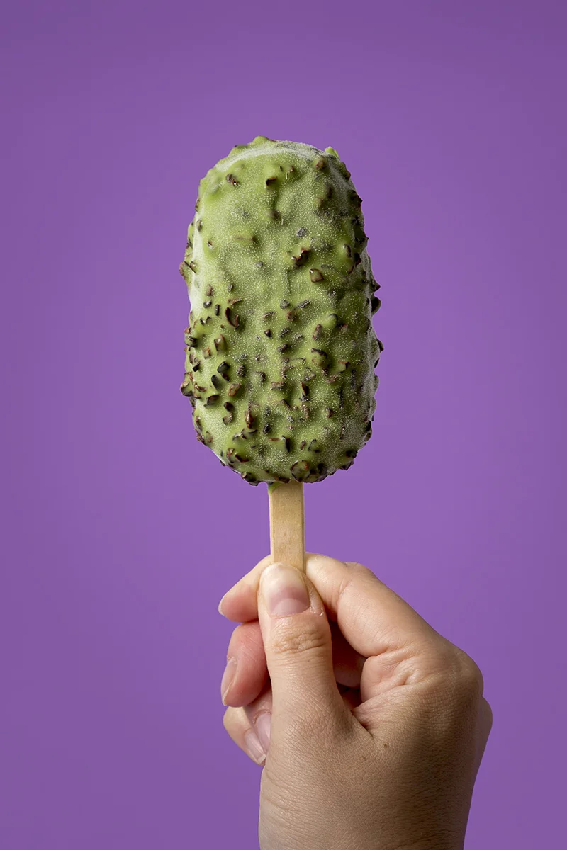 Helado de matcha