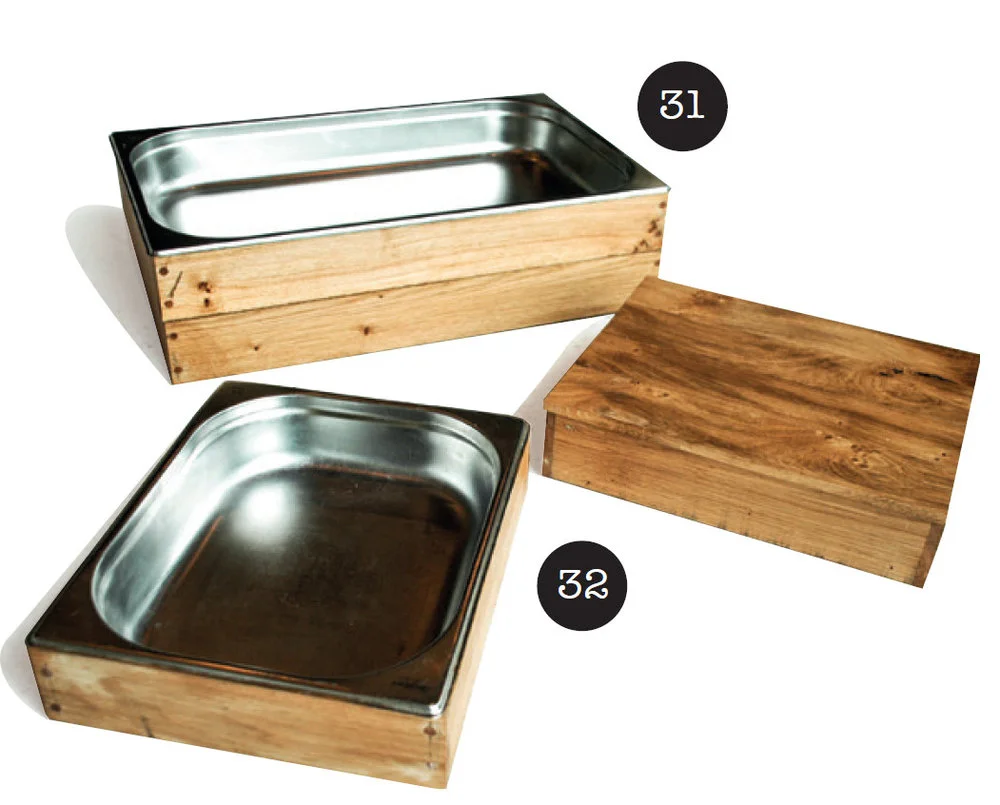 Gastronome oak frames {31} Large 32cm x 52cm x 5cm {32} Small 32cm x 26cm x 5cm