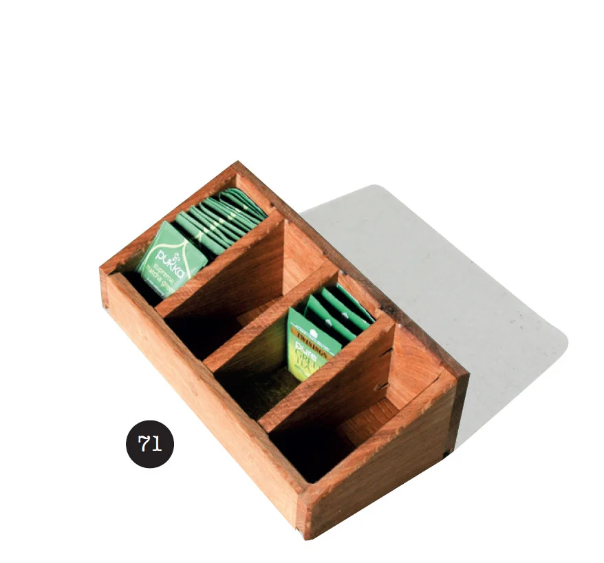 Tea & sugar holder 30cm x 15cm x 10cm