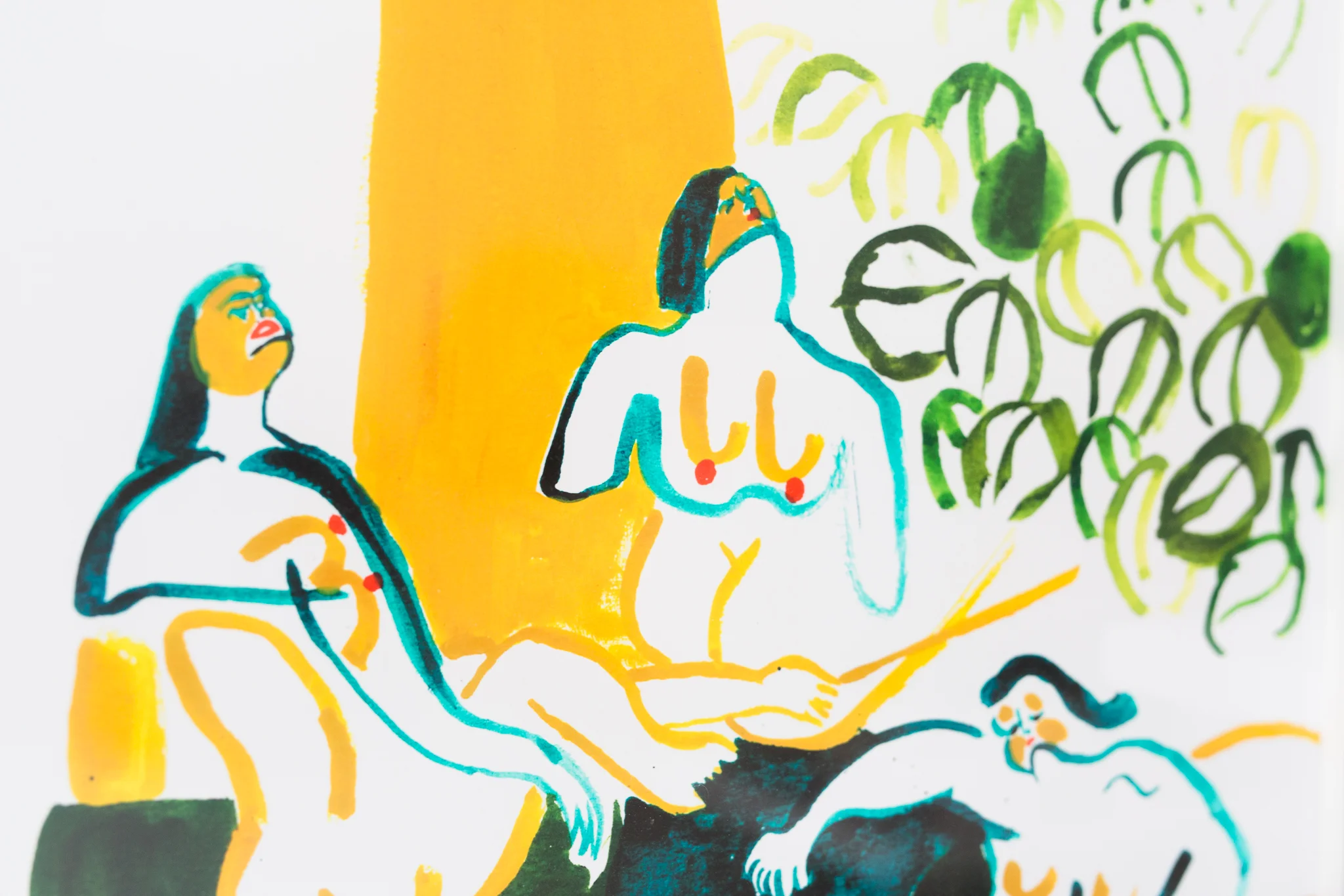 Detail of Women in the Woods , Photo by Becca Gilgan