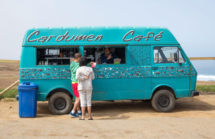 VW turned food truck! Yum!