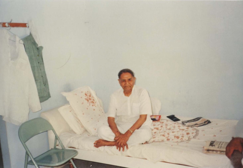 Bapuji in his room.jpg