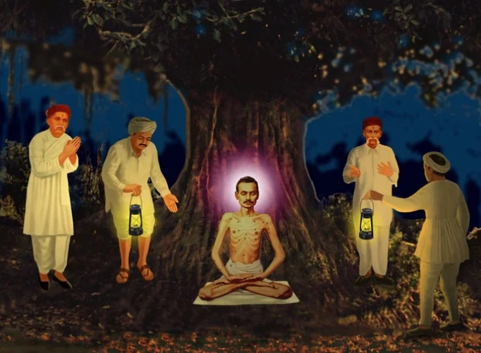 Shrimad doing dhyan.jpg