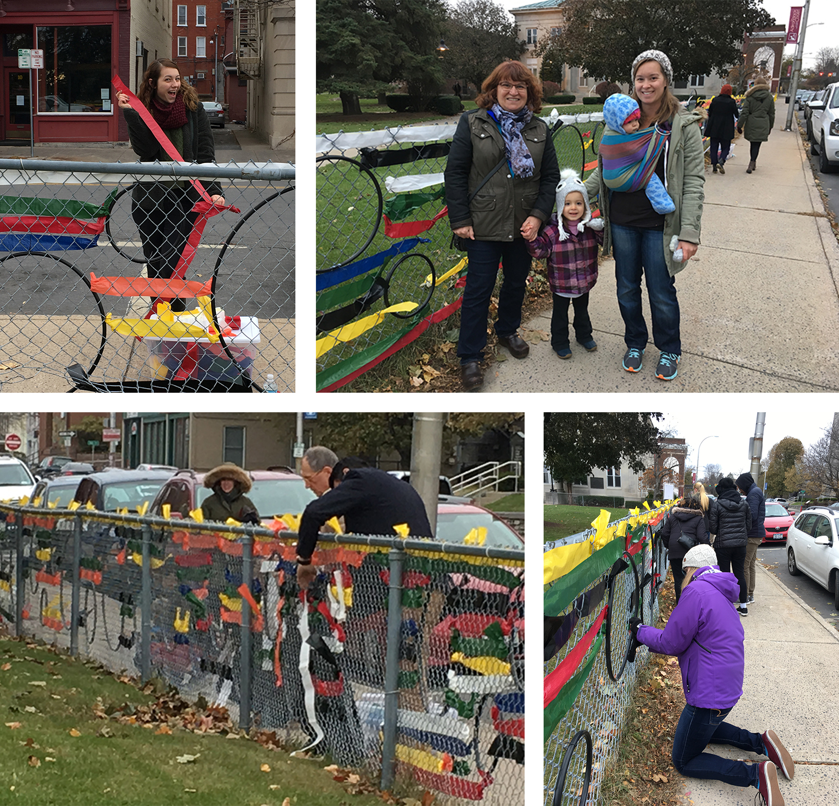 To raise awareness about the project, Premises organized a map launch event and invited the public to participate in the creation of a public art installation at the Strand Center for the Arts.