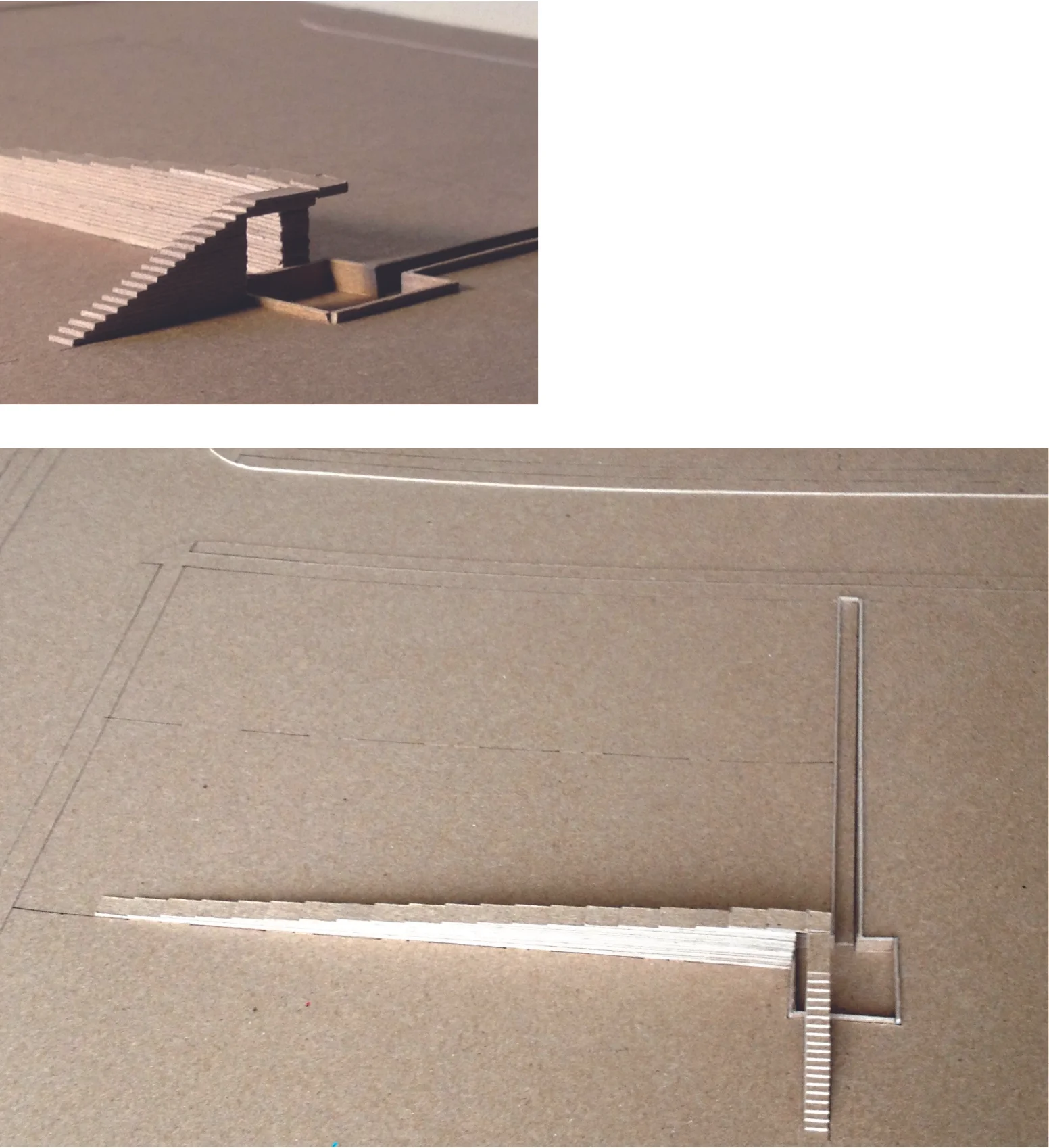  Schemes occupying multiple lots focused on the adjoining boundary and proposed aspects of the architecture to embody a physical connection between and among lots. 
