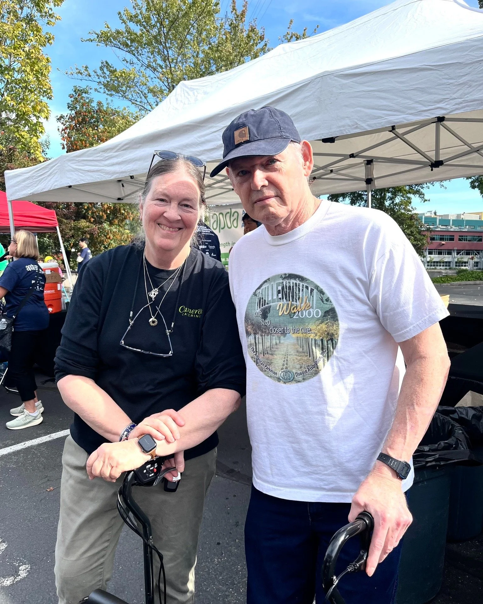 Cameron Catering is a proud Gold Level sponsor for the 2025 @apda_nw Optimism Walk. @suzanne_cameron_  and Chris Jewell have been supporting and organizing this annual event since it began decades ago (...check out Chris's shirt from 2000!) 
We are