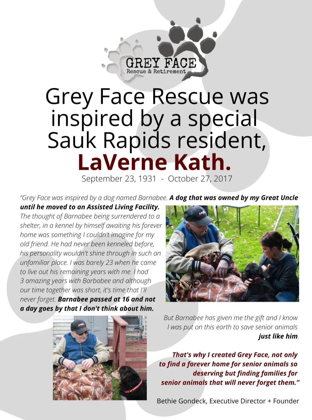 Operations — Grey Face Rescue & Retirement