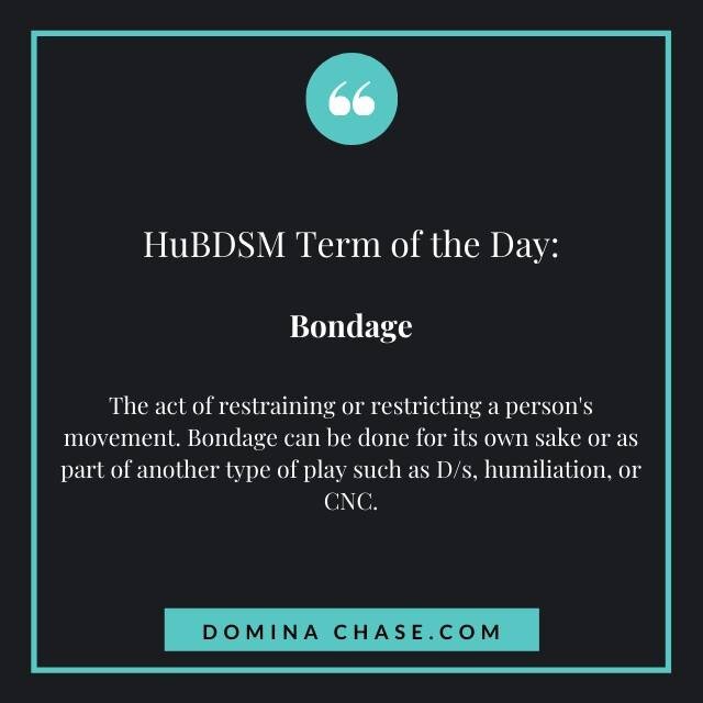 Check out other HuBDSM terms here: http://bit.ly/bdsmglossary 
Join our discussions in the Facebook group Humanistic BDSM: Inclusive AF Kink http://bit.ly/hubdsmgroup https://ift.tt/36KbKOr
