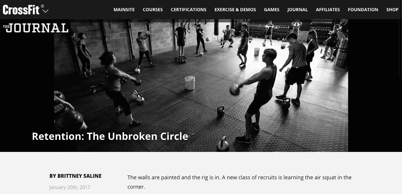 The walls are painted and the rig is in. A new class of recruits is learning the air squat in the corner. You built it, they came—but will they stay? You’re passionate and knowledgeable, but that’s not enough “because there’s a lot of great gyms out there,” said Dhani Oks, owner of Academy of Lions CrossFit in Toronto, Ontario. “There was a point when we entered the CrossFit world that just by having an affiliate people would flock to you because there weren’t too many around. Now the regular market forces are upon us.” It’s not so hard to get people in the door, he continued. The world is sick, and many people are eager to make a change in their lives. It’s keeping them in the gym—retention—that’s the tough part. The fitness industry has long been known for poor retention rates and fickle clients whose initial flash-in-the-pan enthusiasm fizzles after a few months, at which point they sink back into the couch. To turn these trends around, affiliate owners need to provide training excellence, but backing that up with excellent retention strategies will help keep members around for the long haul.